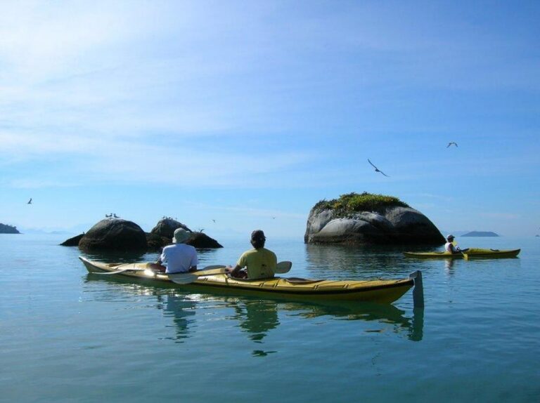 Caiaque pelas praias e manguezais