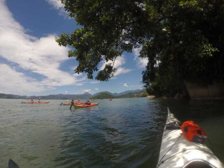 Caiaque pelas praias e manguezais